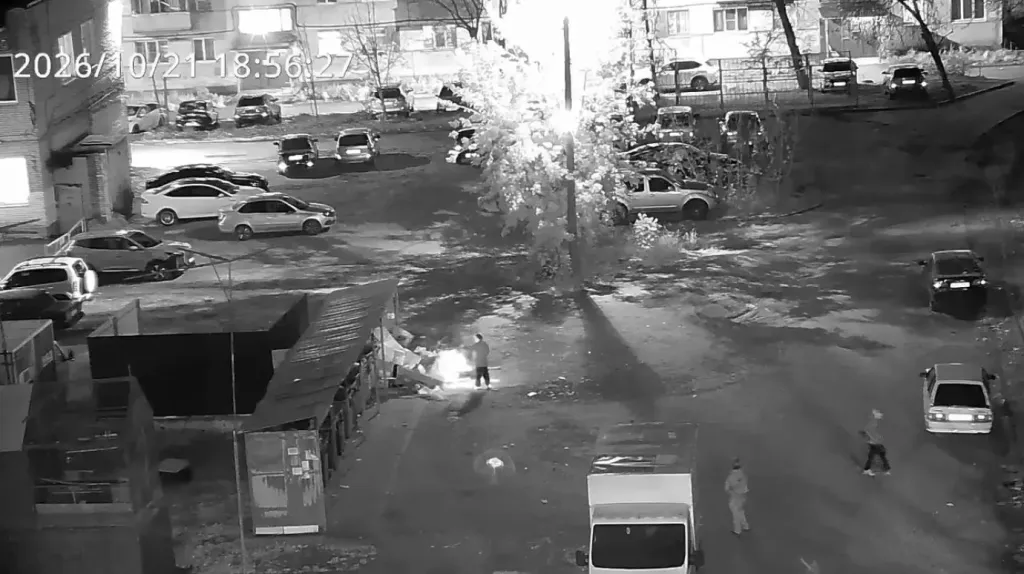 В Пензе ищут школьников, устроивших пожар на контейнерной площадке