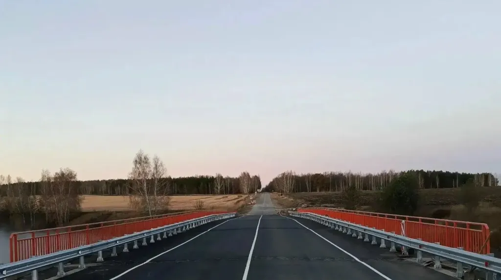 В Камешкирском районе открыли проезд по отремонтированному мосту