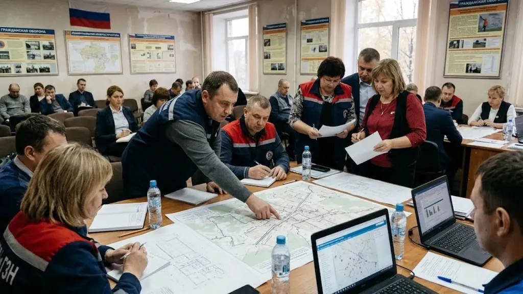 Сотрудников пензенского ЖКХ учат действовать при авариях и ЧС
